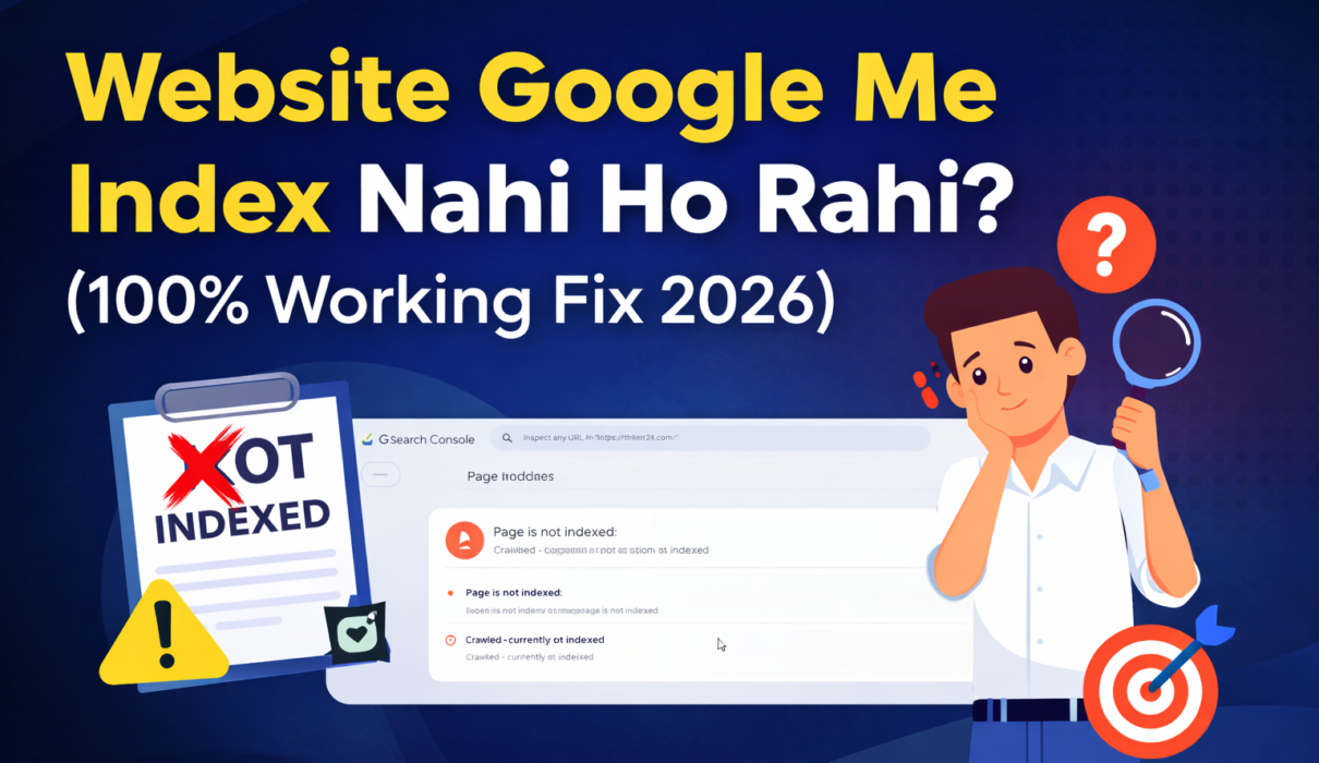 website google me index nahi ho rahi fix 2026