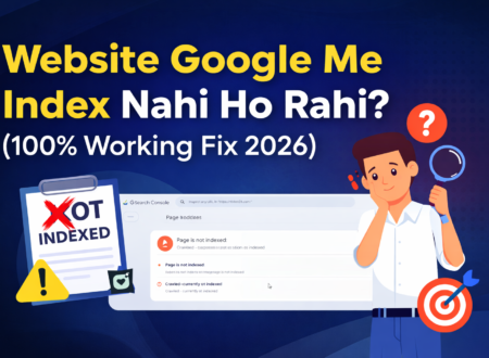 website google me index nahi ho rahi fix 2026