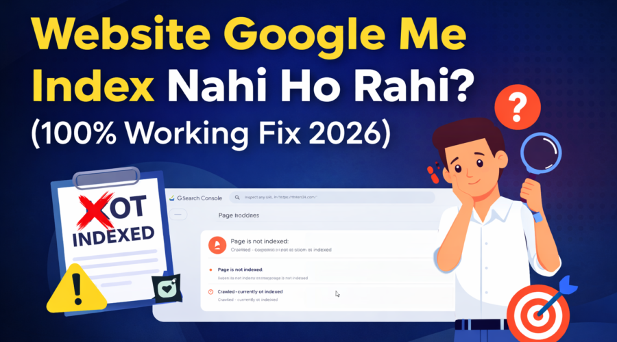 website google me index nahi ho rahi fix 2026