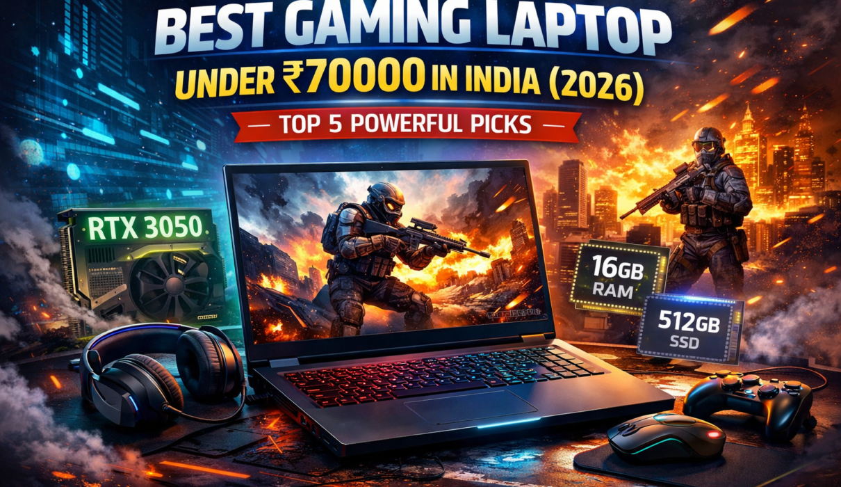 best gaming laptop in under 70000 in india