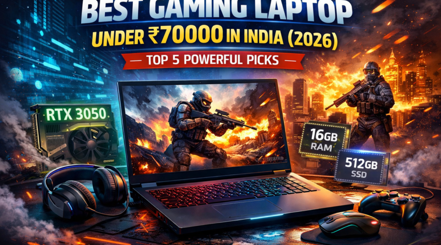 best gaming laptop in under 70000 in india